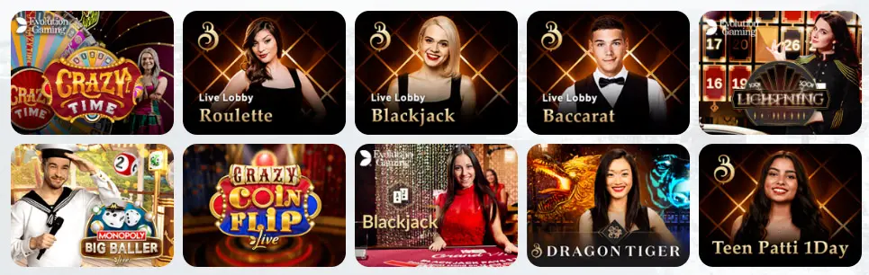 Jeux de casino en direct GOD OF CASINO