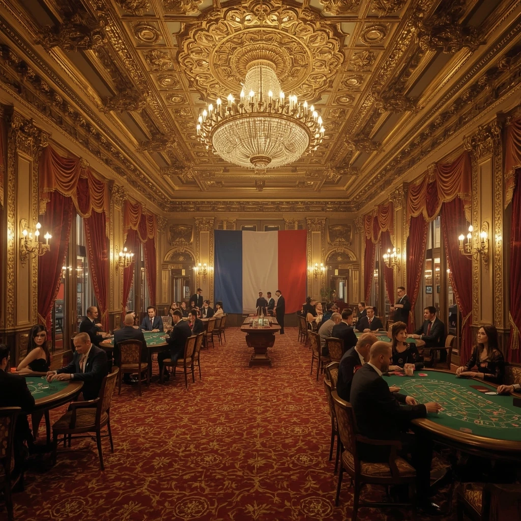 Le casino et le drapeau français GOD OF CASINO